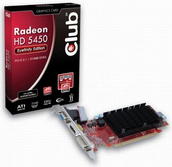 club 3d Radeon HD 5450
